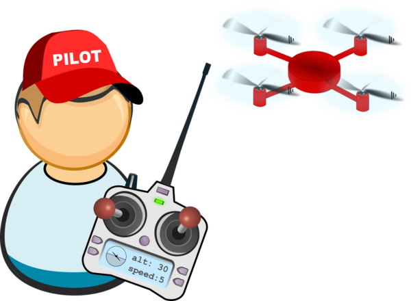 Pilot-Drohne