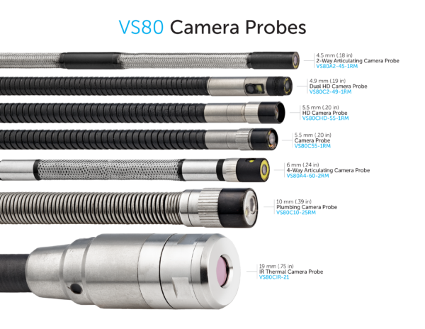 VS80 Videoskop-Bildschirm
