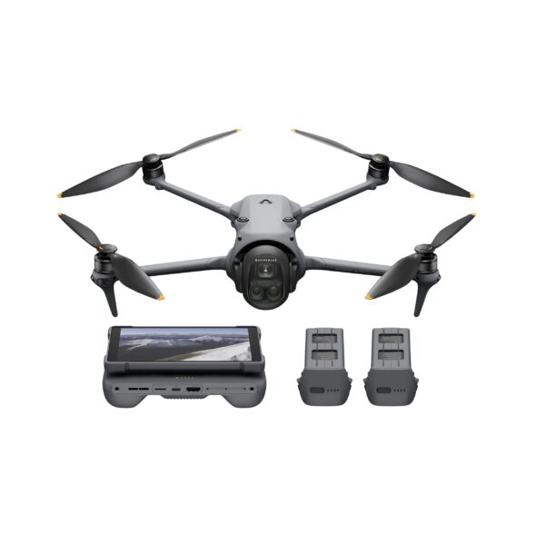 Mavic-4-PRO-von-oben-mit-der-Fernsteuerung-und-den-2-Akkus-scaled